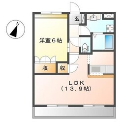 稲沢駅 徒歩17分 1階の物件間取画像